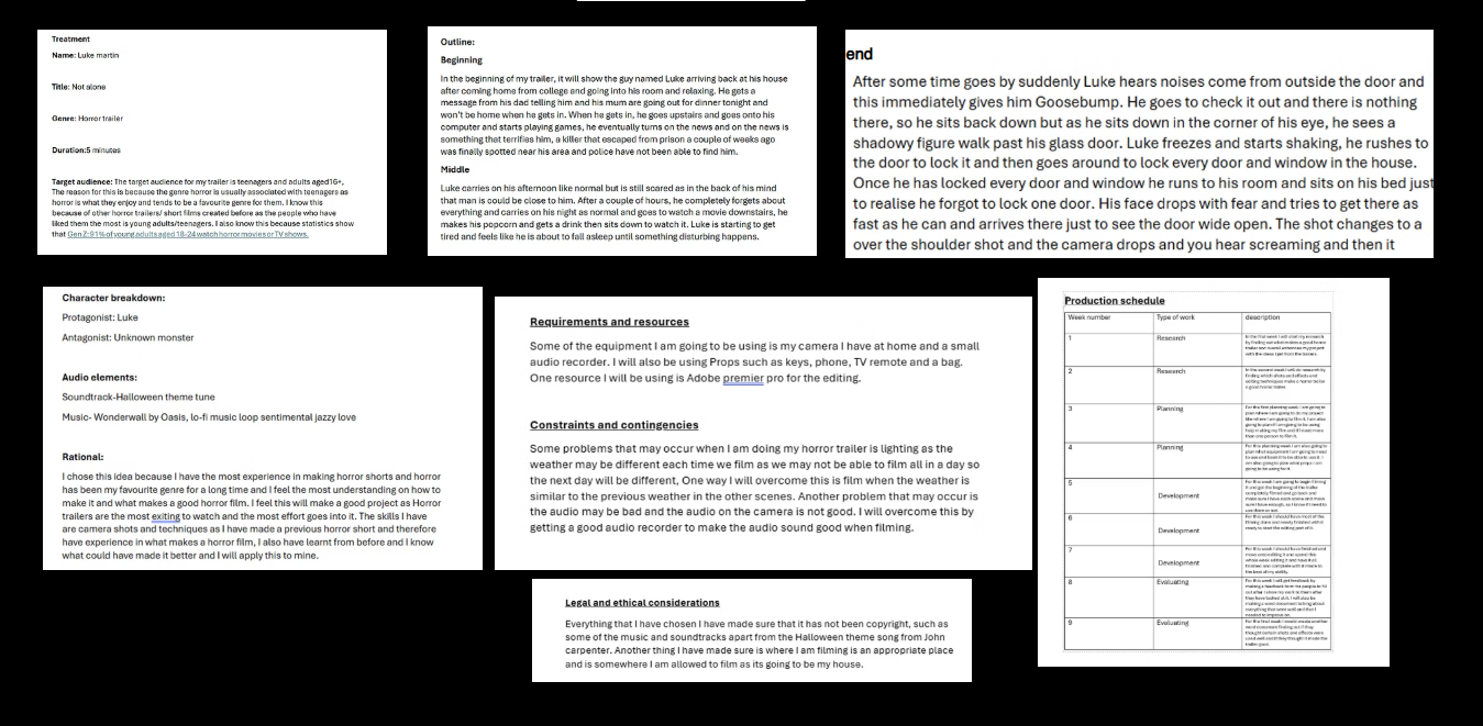 Treatment document overview